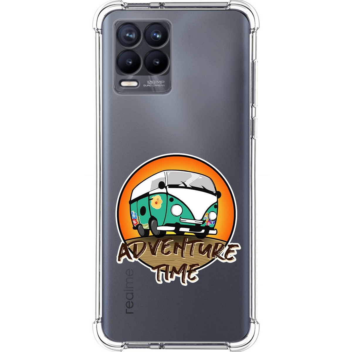 Funda Silicona Antigolpes para Realme 8 4G / 8 Pro diseño Adventure Time Dibujos