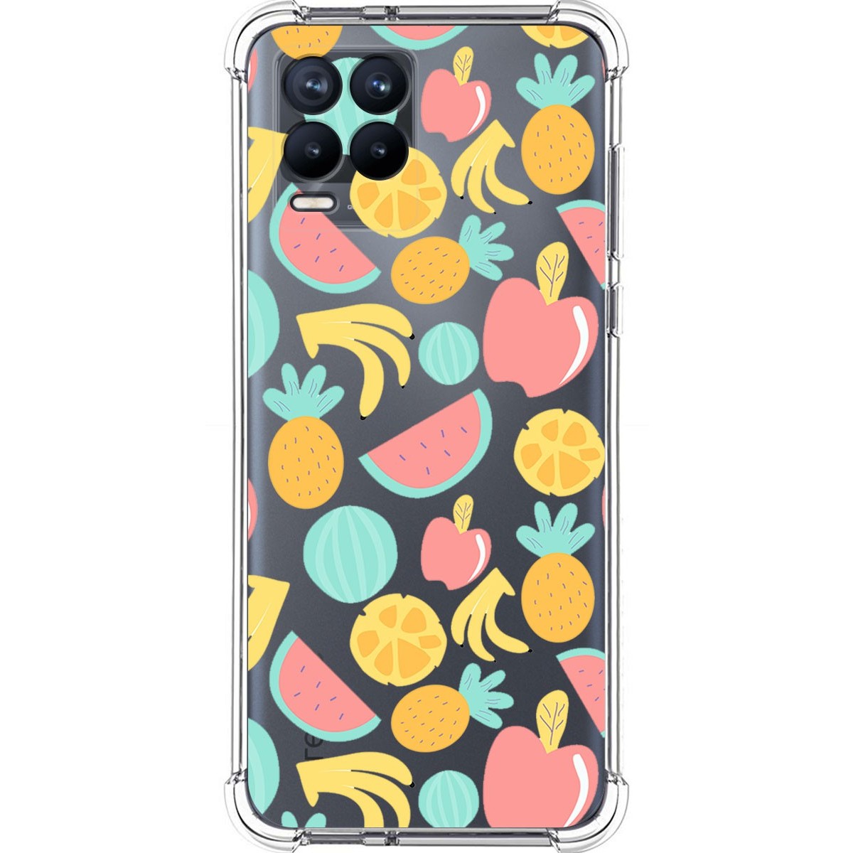 Funda Silicona Antigolpes para Realme 8 4G / 8 Pro diseño Frutas 02 Dibujos