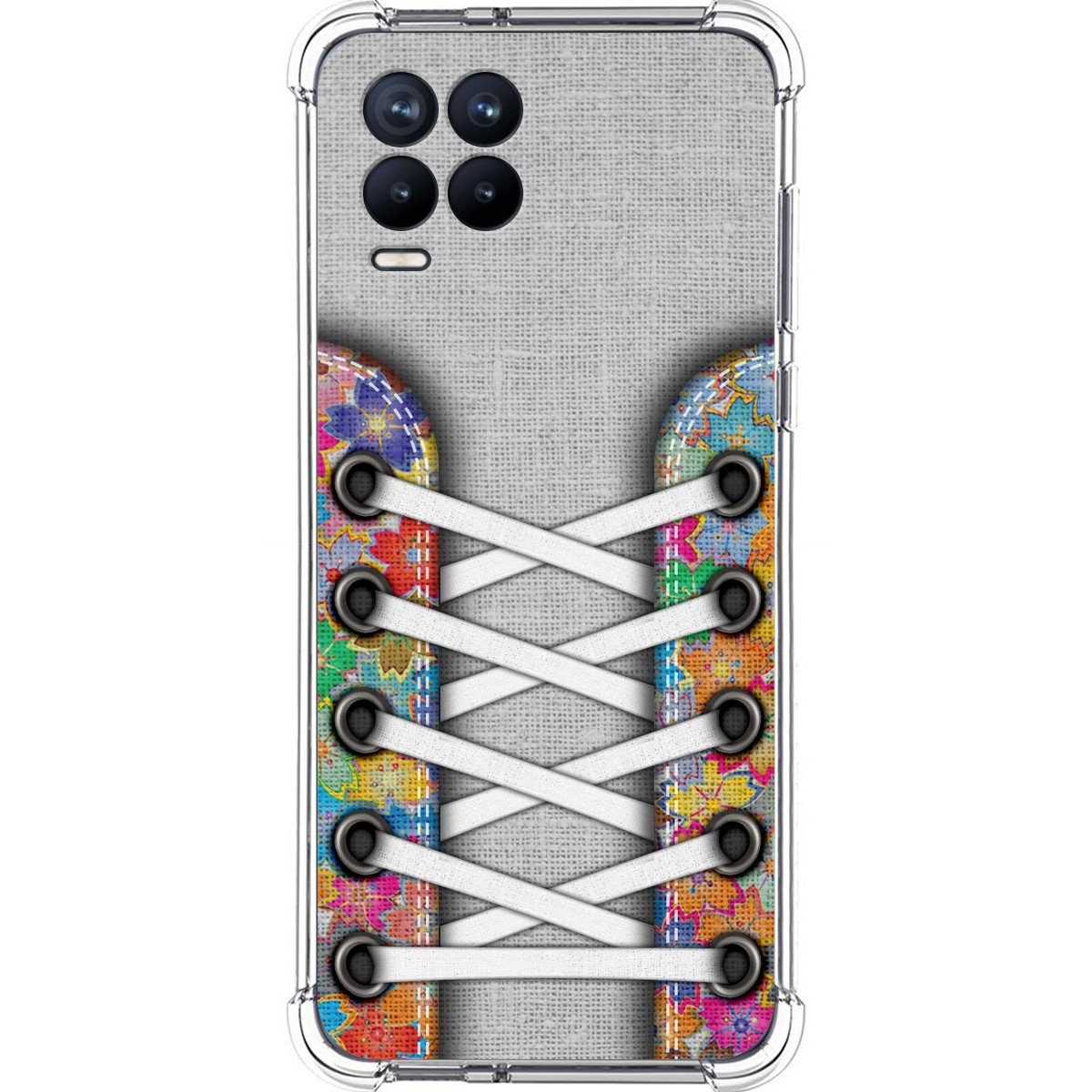 Funda Silicona Antigolpes para Realme 8 4G / 8 Pro diseño Zapatillas 04 Dibujos