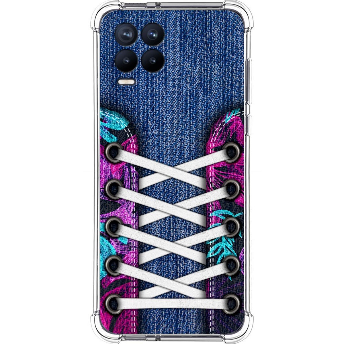 Funda Silicona Antigolpes para Realme 8 4G / 8 Pro diseño Zapatillas 06 Dibujos