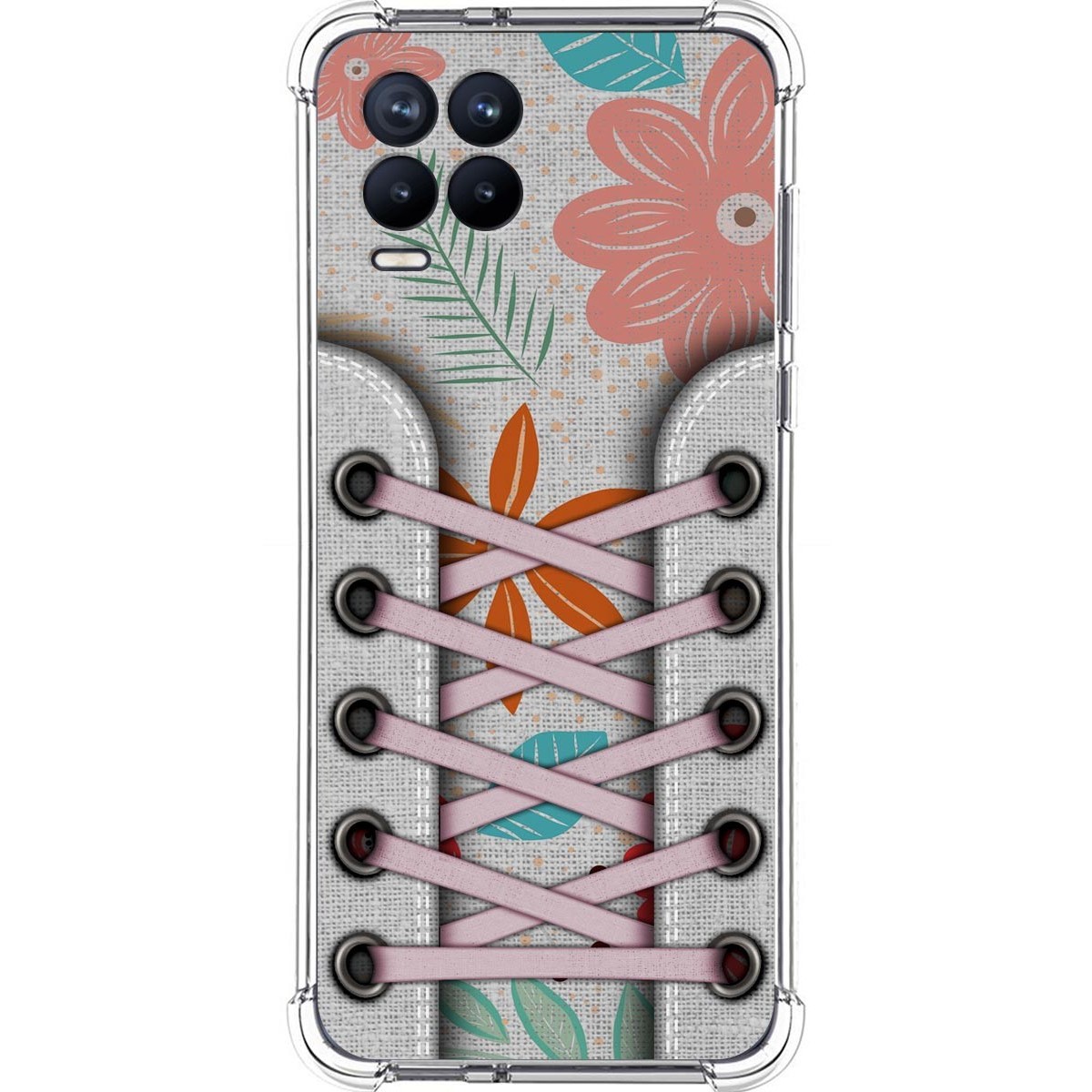 Funda Silicona Antigolpes para Realme 8 4G / 8 Pro diseño Zapatillas 09 Dibujos