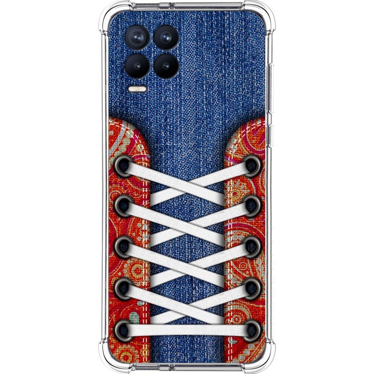 Funda Silicona Antigolpes para Realme 8 4G / 8 Pro diseño Zapatillas 11 Dibujos