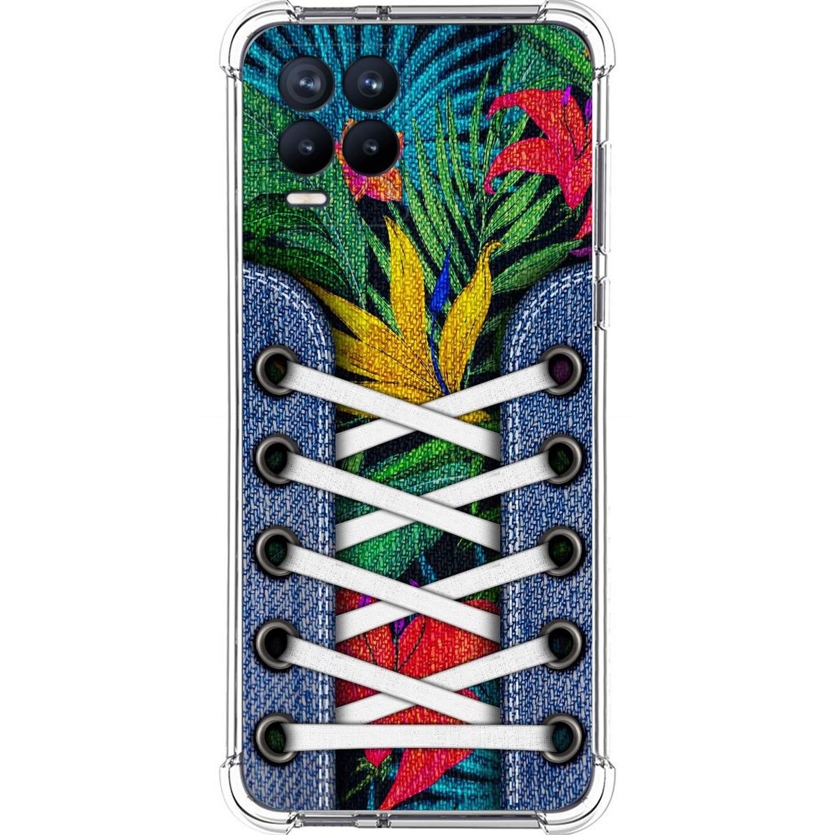 Funda Silicona Antigolpes para Realme 8 4G / 8 Pro diseño Zapatillas 12 Dibujos