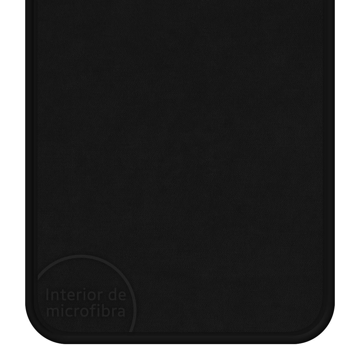Funda Silicona Líquida Ultra Suave con Anillo para Xiaomi Redmi Note 10 / 10S color Negra
