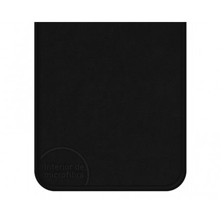 Funda Silicona Líquida Ultra Suave con Anillo para Xiaomi Redmi Note 10 / 10S color Negra