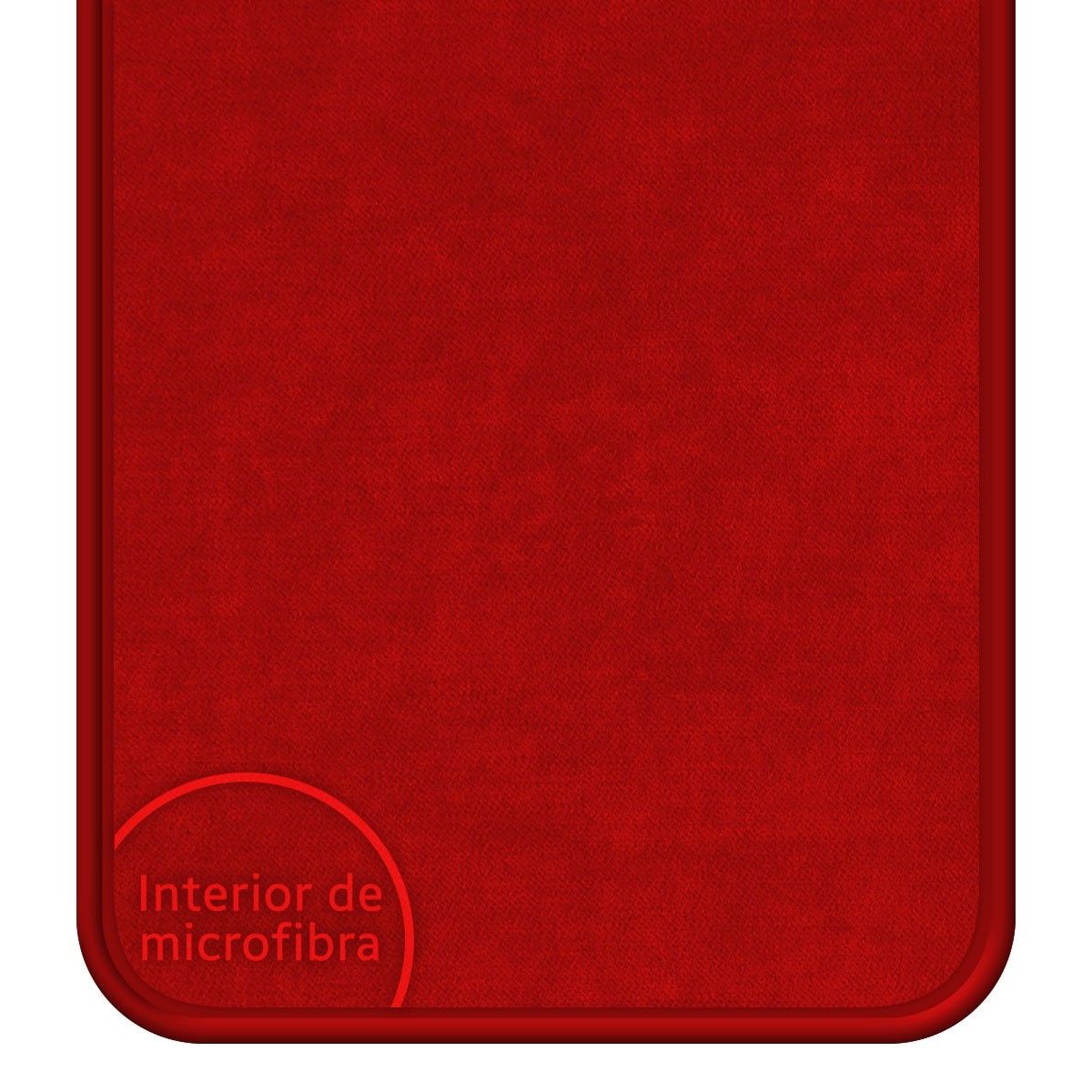 Funda Silicona Líquida Ultra Suave con Anillo para Xiaomi Redmi Note 10 / 10S color Roja