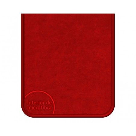 Funda Silicona Líquida Ultra Suave con Anillo para Xiaomi Redmi Note 10 / 10S color Roja