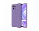 Funda Silicona Líquida Ultra Suave para Xiaomi Mi 11 Lite 4G / 5G / 5G NE color Morada