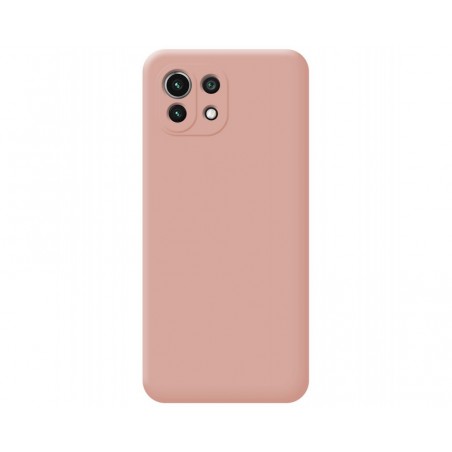 Funda Silicona Líquida Ultra Suave para Xiaomi Mi 11 Lite 4G / 5G / 5G NE color Rosa