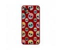Funda Silicona Líquida Roja para Xiaomi Mi 11 Lite 4G / 5G / 5G NE diseño Catrina Dibujos