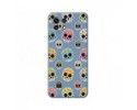Funda Silicona Líquida Azul para Xiaomi Mi 11 Lite 4G / 5G / 5G NE diseño Catrina Dibujos