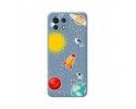 Funda Silicona Líquida Azul para Xiaomi Mi 11 Lite 4G / 5G / 5G NE diseño Espacio Dibujos