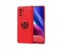 Funda Magnetica Soporte con Anillo Giratorio para Xiaomi POCO F3 5G / Mi 11i 5G Roja