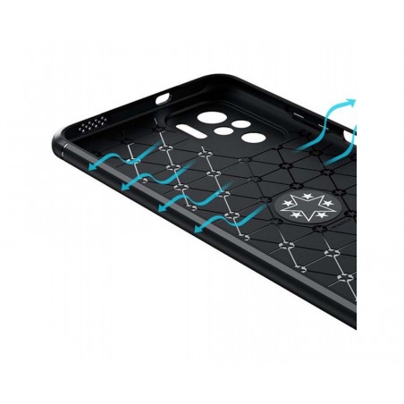 Funda Magnetica Soporte con Anillo Giratorio para Xiaomi Redmi Note 10 / 10S Azul