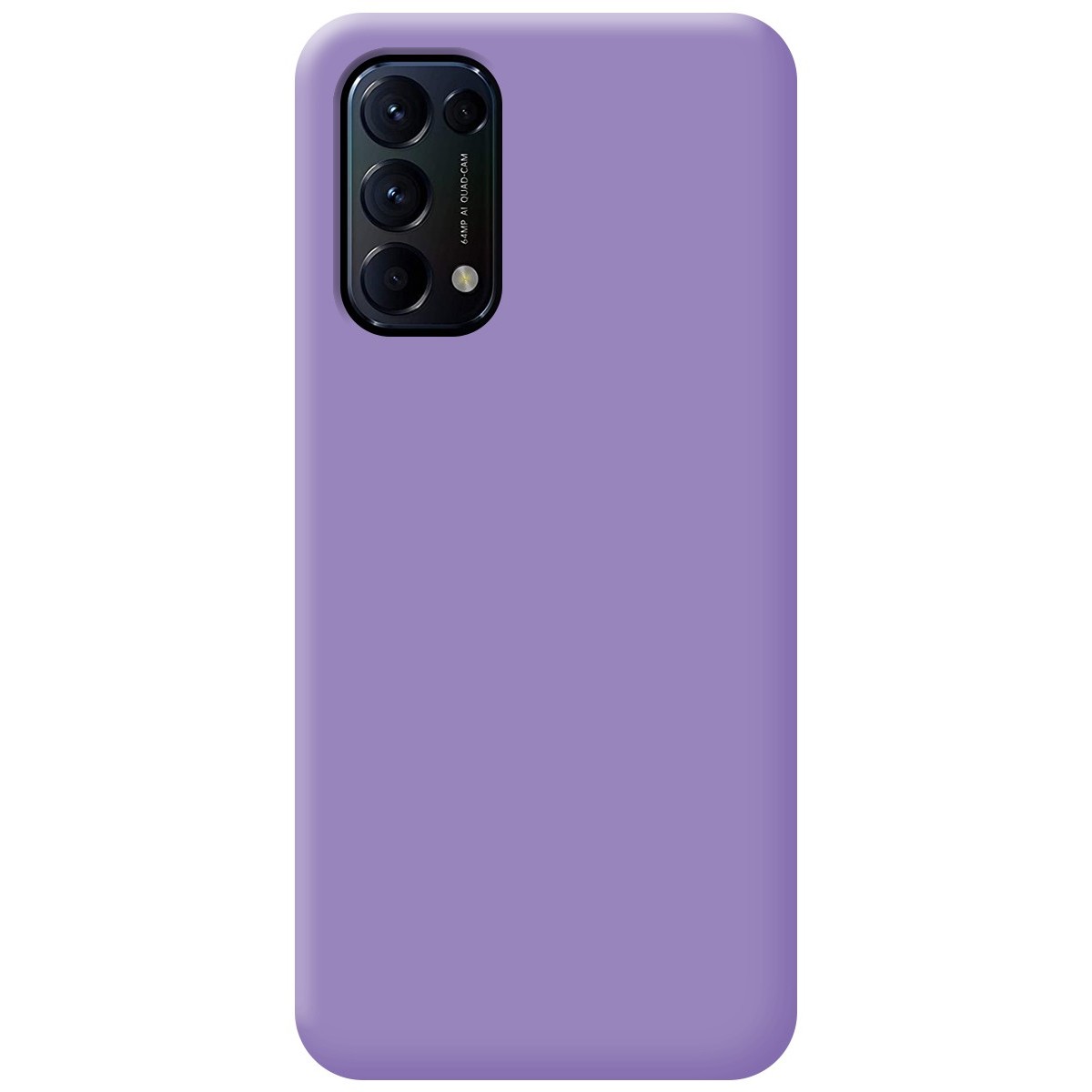 Funda Silicona Líquida Ultra Suave para Oppo Find X3 Lite 5G color Morada