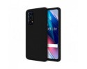 Funda Silicona Líquida Ultra Suave para Oppo Find X3 Lite 5G color Negra