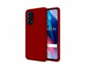 Funda Silicona Líquida Ultra Suave para Oppo Find X3 Lite 5G color Roja