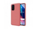 Funda Silicona Líquida Ultra Suave para Oppo Find X3 Lite 5G color Rosa