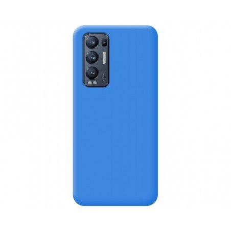 Funda Silicona Líquida Ultra Suave para Oppo Find X3 Neo 5G color Azul