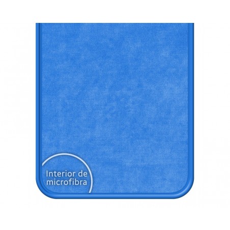 Funda Silicona Líquida Ultra Suave para Oppo Find X3 Neo 5G color Azul