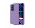 Funda Silicona Líquida Ultra Suave para Oppo Find X3 Neo 5G color Morada