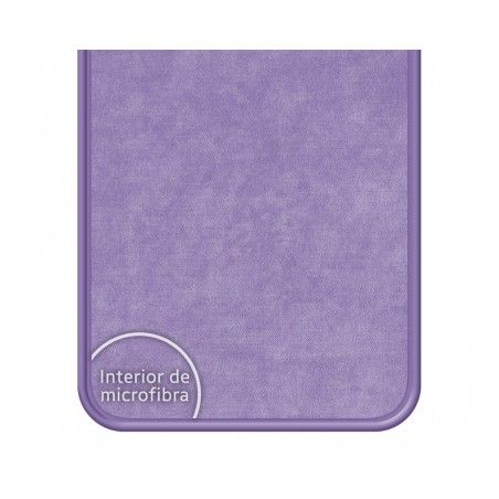 Funda Silicona Líquida Ultra Suave para Oppo Find X3 Neo 5G color Morada