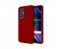Funda Silicona Líquida Ultra Suave para Oppo Find X3 Neo 5G color Roja