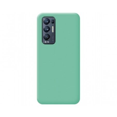 Funda Silicona Líquida Ultra Suave para Oppo Find X3 Neo 5G color Verde
