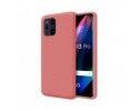 Funda Silicona Líquida Ultra Suave para Oppo Find X3 Pro 5G color Rosa