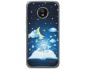 Funda Gel Tpu para Motorola Moto E4 Diseño Libro Cuentos Dibujos