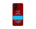 Funda Silicona Líquida Roja para Oppo Find X3 Lite 5G diseño Agua Dibujos