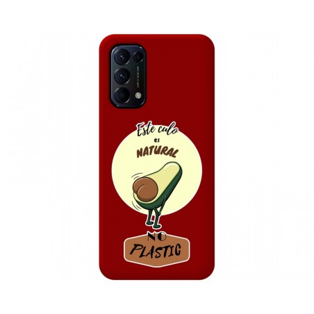 Funda Silicona Líquida Roja para Oppo Find X3 Lite 5G diseño Culo Natural Dibujos