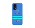 Funda Silicona Líquida Azul para Oppo Find X3 Lite 5G diseño Agua Dibujos