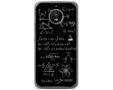 Funda Gel Tpu para Motorola Moto E4 Diseño Formulas Dibujos
