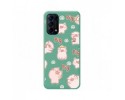 Funda Silicona Líquida Verde para Oppo Find X3 Lite 5G diseño Cerdos Dibujos