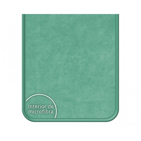 Funda Silicona Líquida Verde para Oppo Find X3 Lite 5G diseño Vegan Life Dibujos