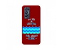 Funda Silicona Líquida Roja para Oppo Find X3 Neo 5G diseño Agua Dibujos