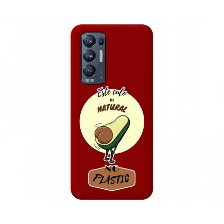 Funda Silicona Líquida Roja para Oppo Find X3 Neo 5G diseño Culo Natural Dibujos