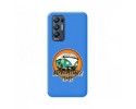 Funda Silicona Líquida Azul para Oppo Find X3 Neo 5G diseño Adventure Time Dibujos