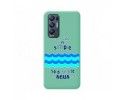 Funda Silicona Líquida Verde para Oppo Find X3 Neo 5G diseño Agua Dibujos