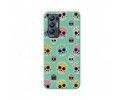 Funda Silicona Líquida Verde para Oppo Find X3 Neo 5G diseño Catrina Dibujos