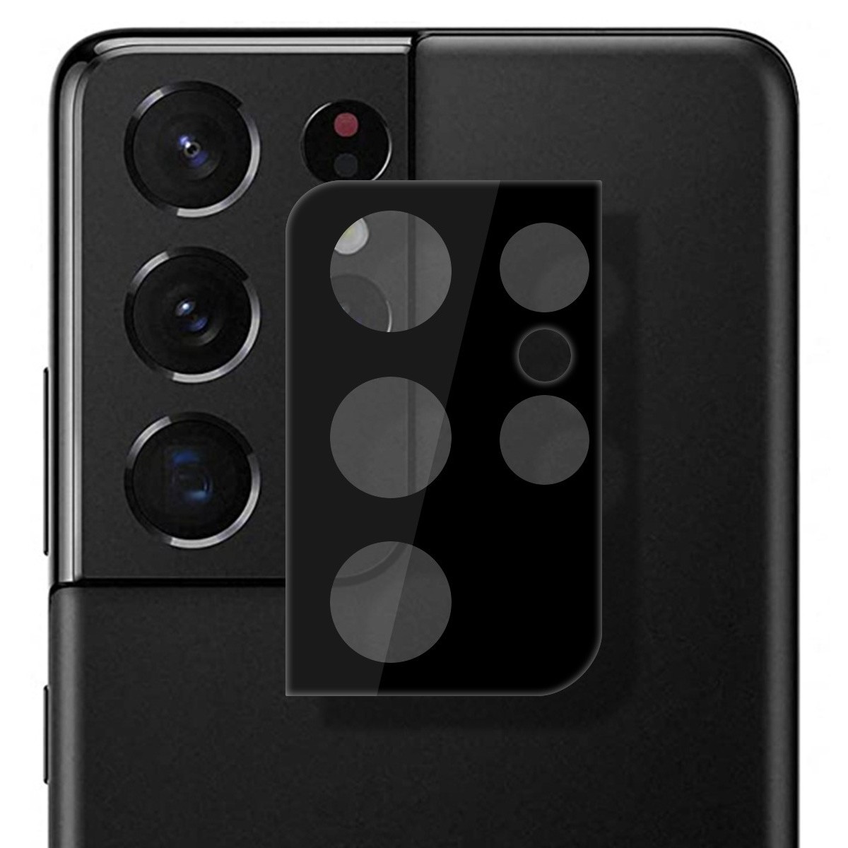 Protector Cristal Templado Cámara Trasera para Samsung Galaxy S21 Ultra 5G