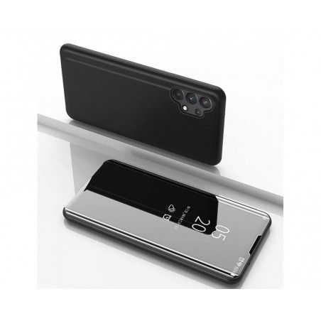 Funda Flip Cover Clear View para Samsung Galaxy A32 5G color Negra