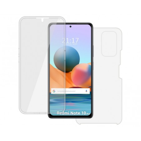 Funda Doble Transparente Pc + Tpu Full Body 360 para Xiaomi Redmi Note 10 Pro
