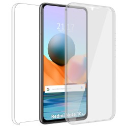 Funda Doble Transparente Pc + Tpu Full Body 360 para Xiaomi Redmi Note 10 Pro 2