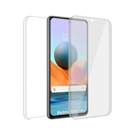 Funda Doble Transparente Pc + Tpu Full Body 360 para Xiaomi Redmi Note 10 Pro