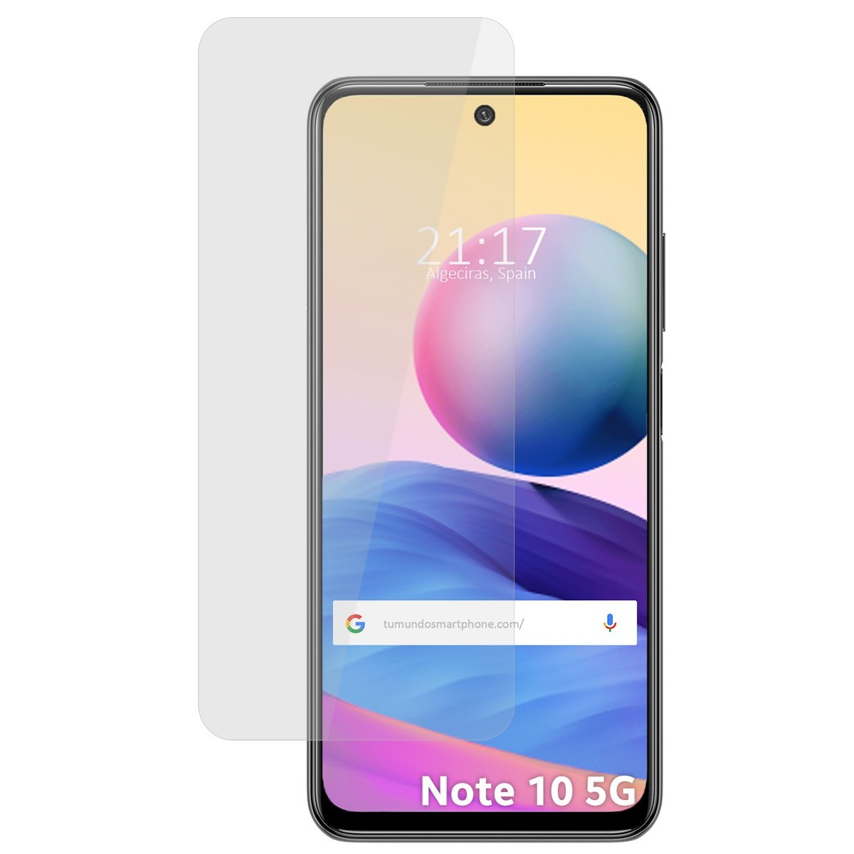 Protector Cristal Templado para Xiaomi Redmi Note 10 5G / Poco M3 Pro 5G Vidrio