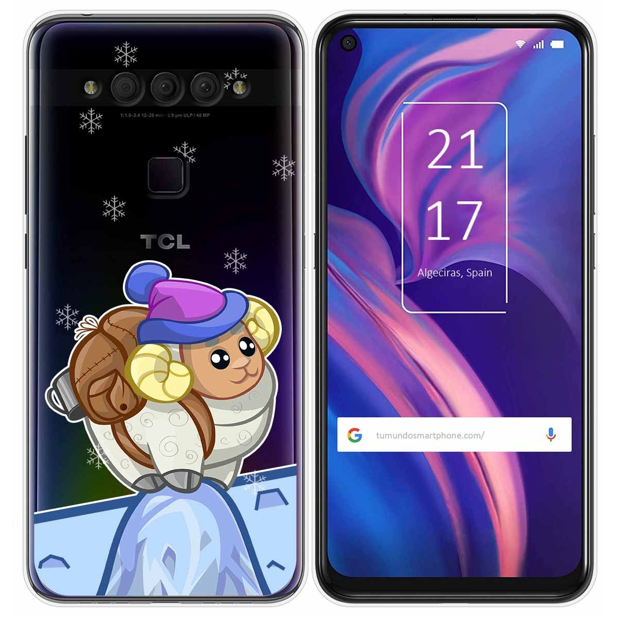 Funda Gel Transparente para TCL Plex diseño Cabra Dibujos