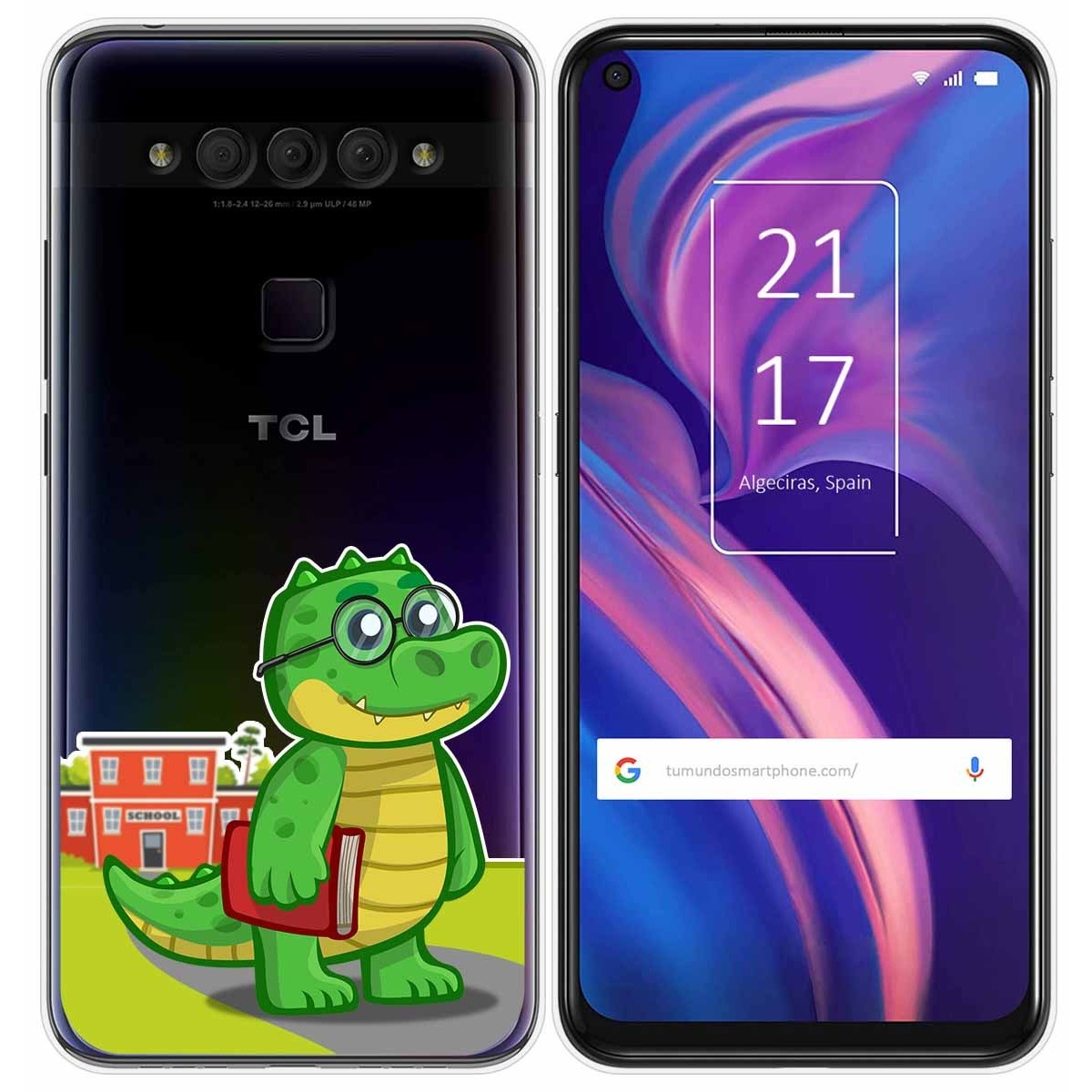 Funda Gel Transparente para TCL Plex diseño Coco Dibujos