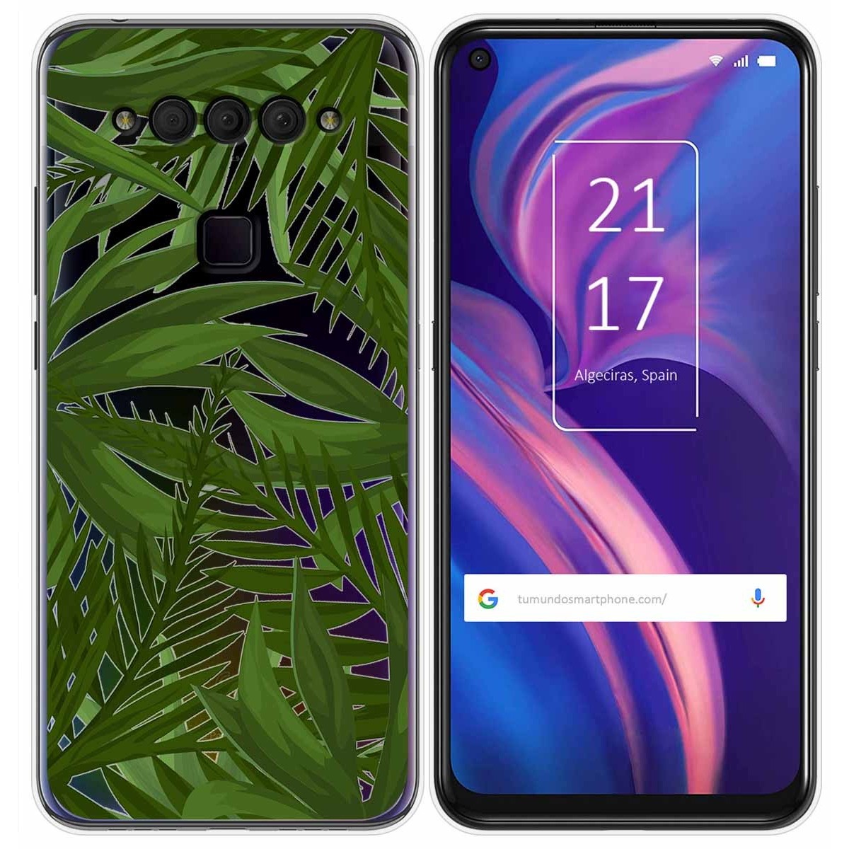 Funda Gel Transparente para TCL Plex diseño Jungla Dibujos